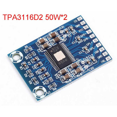 Class D 2x50W TPA3116D2 stereo amplifier kit